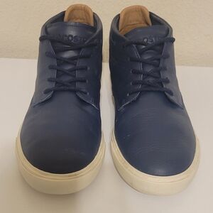 Mens Lacoste Navy Chukka Boots